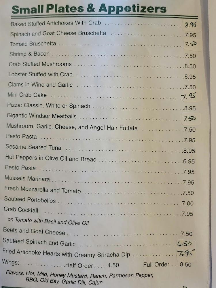 Windsor Inn At Shillington Menu image 1