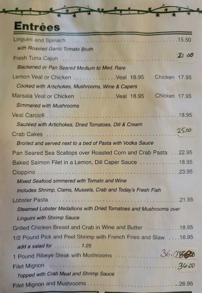 Windsor Inn At Shillington Menu image 2