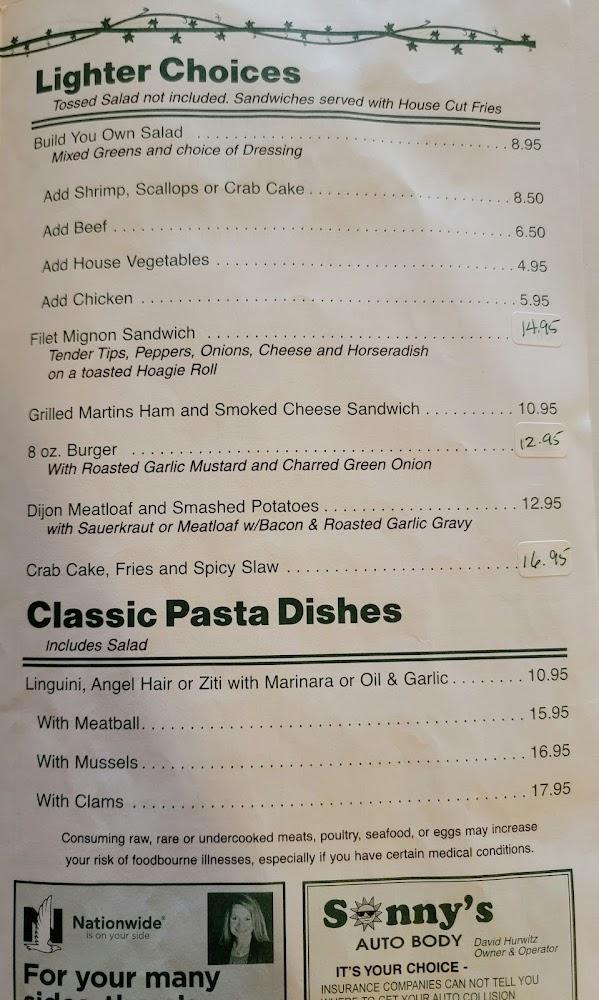 Windsor Inn At Shillington Menu image 3